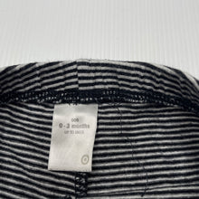 Load image into Gallery viewer, unisex Target, organic cotton blend leggings / bottoms, GUC, size 000,  