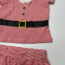Load image into Gallery viewer, unisex Target, cotton Christmas pyjama top &amp; shorts, FUC, size 1,  