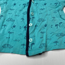 Load image into Gallery viewer, Boys CUCUMBER, cotton button-up t-shirt / top, GUC, size 0,  