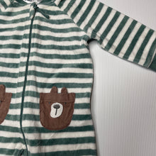 Load image into Gallery viewer, Boys Anko, velour zip coverall / romper, light marks, FUC, size 00,  