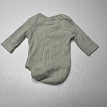 Load image into Gallery viewer, unisex Baby Berry, ribbed organic cotton bodysuit / romper, EUC, size 00000,  