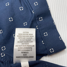 Load image into Gallery viewer, Boys Target, navy lightweight cotton short sleeve shirt, EUC, size 2,  