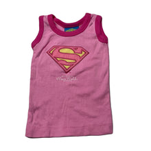 Load image into Gallery viewer, Girls Movie World, Supergirl cotton singlet top, EUC, size 00,  