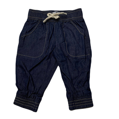 unisex Baby by DJs, lightweight cotton pants, elasticated, EUC, size 00,  