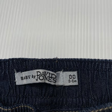 Load image into Gallery viewer, unisex Baby by DJs, lightweight cotton pants, elasticated, EUC, size 00,  