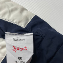 Load image into Gallery viewer, Boys Sprout, reversible puffer vest / sleeveless jacket, EUC, size 00,  