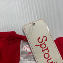 Load image into Gallery viewer, Girls Sprout, red stretchy tutu romper, NEW, size 000,  