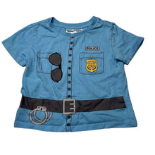 Load image into Gallery viewer, Boys Anko, pyjama t-shirt / top, police, GUC, size 2,  