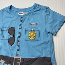 Load image into Gallery viewer, Boys Anko, pyjama t-shirt / top, police, GUC, size 2,  