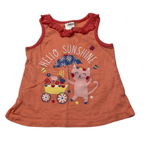 Load image into Gallery viewer, Girls Tiny Little Wonders, cotton singlet / tank top, EUC, size 00,  
