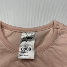 Load image into Gallery viewer, Girls Anko, organic cotton t-shirt / top, EUC, size 0000,  