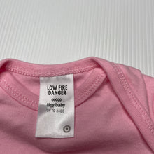 Load image into Gallery viewer, Girls Target, pink soft cotton bodysuit / romper, EUC, size 00000,  