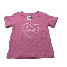 Load image into Gallery viewer, Girls Kids &amp; Co, pink cotton t-shirt / top, NEW, size 000,  