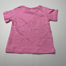 Load image into Gallery viewer, Girls Kids &amp; Co, pink cotton t-shirt / top, NEW, size 000,  
