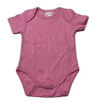 Load image into Gallery viewer, Girls Essentials, pink cotton bodysuit / romper, EUC, size 000,  