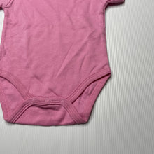 Load image into Gallery viewer, Girls Essentials, pink cotton bodysuit / romper, EUC, size 000,  