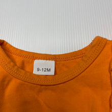 Load image into Gallery viewer, Girls orange, ruffle bodysuit / romper, EUC, size 0,  