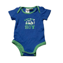 Load image into Gallery viewer, Boys Tiny Little Wonders, cotton bodysuit / romper, EUC, size 0000,  