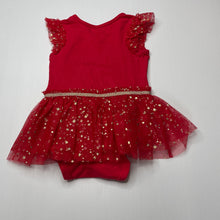 Load image into Gallery viewer, Girls Anko, stretchy Christmas tutu romper, EUC, size 1,  