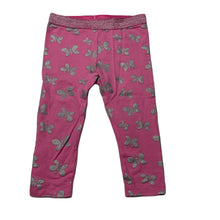 Load image into Gallery viewer, Girls Tiny Little Wonders, stretchy leggings / bottoms, butterflies, GUC, size 0,  