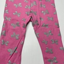 Load image into Gallery viewer, Girls Tiny Little Wonders, stretchy leggings / bottoms, butterflies, GUC, size 0,  
