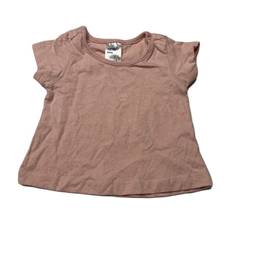 Girls Anko, pink cotton t-shirt / top, EUC, size 0000,  