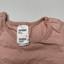 Load image into Gallery viewer, Girls Anko, pink cotton t-shirt / top, EUC, size 0000,  