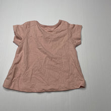 Load image into Gallery viewer, Girls Anko, pink cotton t-shirt / top, EUC, size 0000,  