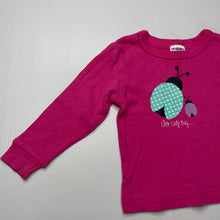 Load image into Gallery viewer, Girls Lily &amp; Dan, pink cotton long sleeve top, EUC, size 0,  