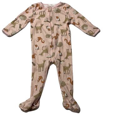 Girls Dymples, cotton zip coverall / romper, EUC, size 00,  