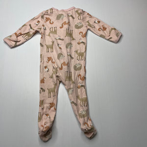 Girls Dymples, cotton zip coverall / romper, EUC, size 00,  