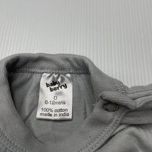 Load image into Gallery viewer, Boys Baby Berry, grey cotton t-shirt / top, EUC, size 0,  
