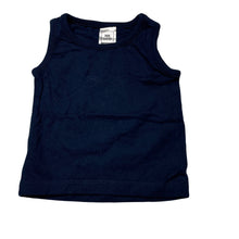 Load image into Gallery viewer, unisex Kids &amp; Co, navy cotton singlet top, EUC, size 0000,  