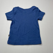 Load image into Gallery viewer, Boys Marquise, blue cotton t-shirt / top, fish, GUC, size 0,  