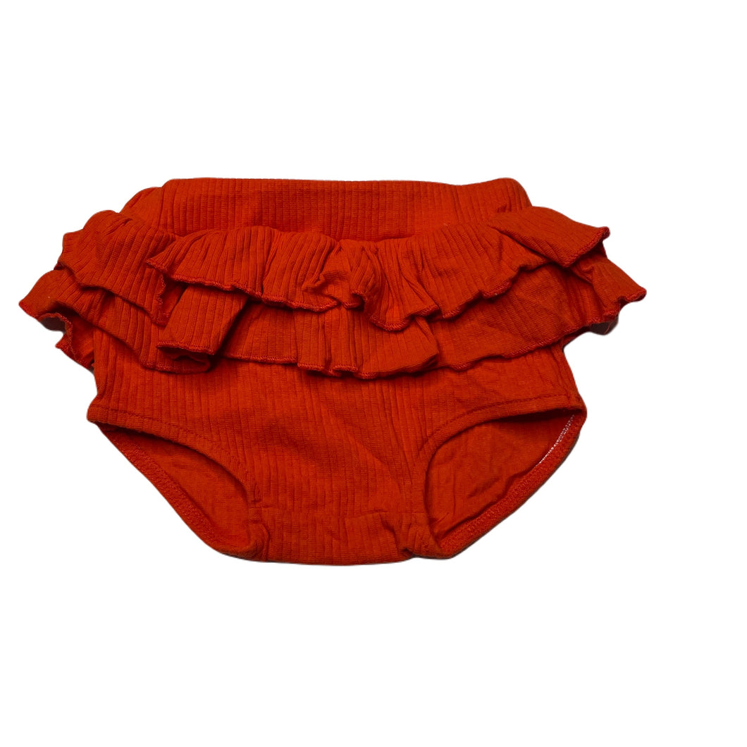 Girls Baby Berry, ribbed ruffle nappy cover / bloomers, EUC, size 1,  