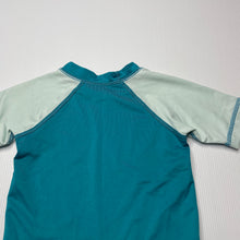 Load image into Gallery viewer, Girls Roxy, short sleeve rashie / swim top, EUC, size 12 months,  