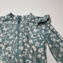 Load image into Gallery viewer, Girls Anko, floral long sleeve swim one-piece, GUC, size 0,  