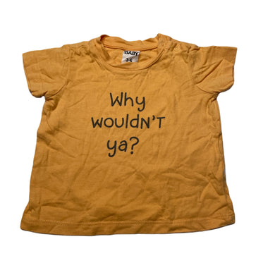 Boys Cotton On, cotton t-shirt / top, GUC, size 00,  