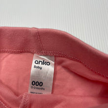 Load image into Gallery viewer, Girls Anko, soft cotton leggings / bottoms, EUC, size 000,  