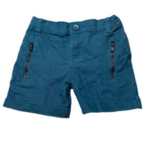 Load image into Gallery viewer, Boys Breakers, blue stretch cotton shorts, adjustable, GUC, size 1,  