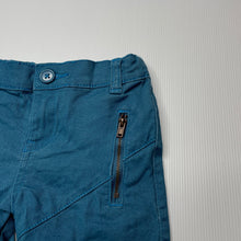 Load image into Gallery viewer, Boys Breakers, blue stretch cotton shorts, adjustable, GUC, size 1,  