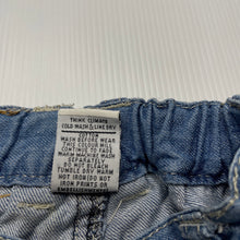 Load image into Gallery viewer, Boys Target, blue denim pants, adjustable, GUC, size 0,  