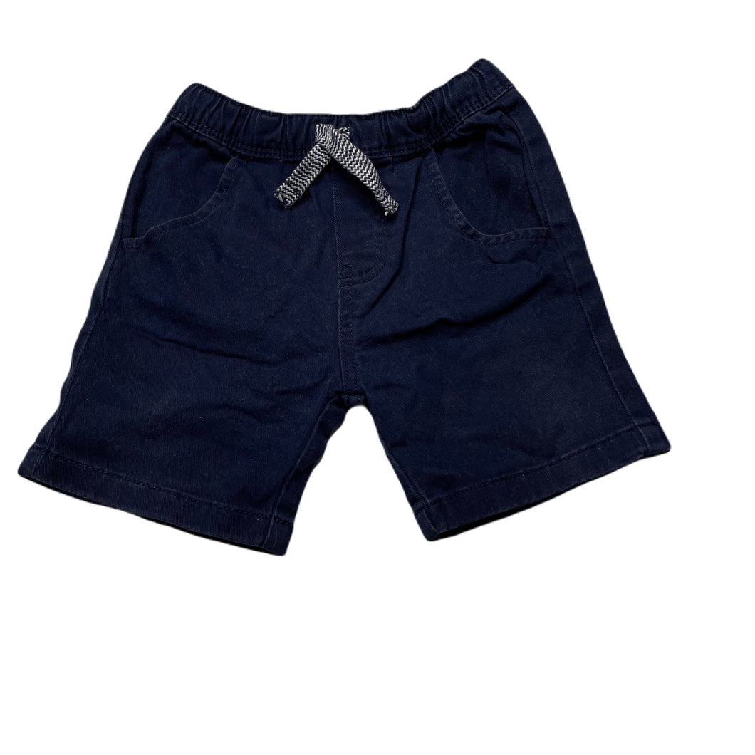 Boys Dymples, navy stretch cotton shorts, elasticated, FUC, size 1,  