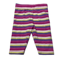 Load image into Gallery viewer, Girls Target, striped stretchy leggings / bottoms, EUC, size 000,  