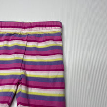 Load image into Gallery viewer, Girls Target, striped stretchy leggings / bottoms, EUC, size 000,  