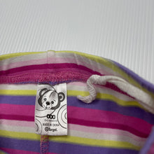 Load image into Gallery viewer, Girls Target, striped stretchy leggings / bottoms, EUC, size 000,  