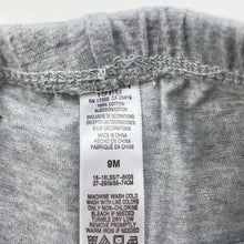 Load image into Gallery viewer, Girls grey, cotton bottoms, elasticated, GUC, size 0,  