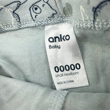 Load image into Gallery viewer, unisex Anko, cotton footed leggings / bottoms, EUC, size 00000,  