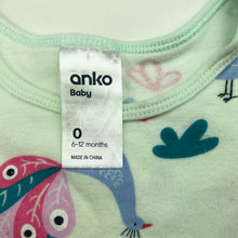 Load image into Gallery viewer, Girls Anko, lightweight cotton bodysuit / romper, GUC, size 0,  