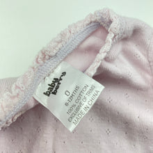 Load image into Gallery viewer, Girls Baby Berry, pointelle cotton bodysuit / romper, GUC, size 0,  